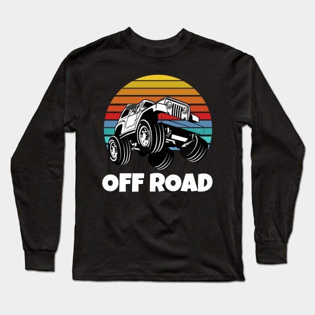 Vintage Jeep Lover Long Sleeve T-Shirt by Work Memes